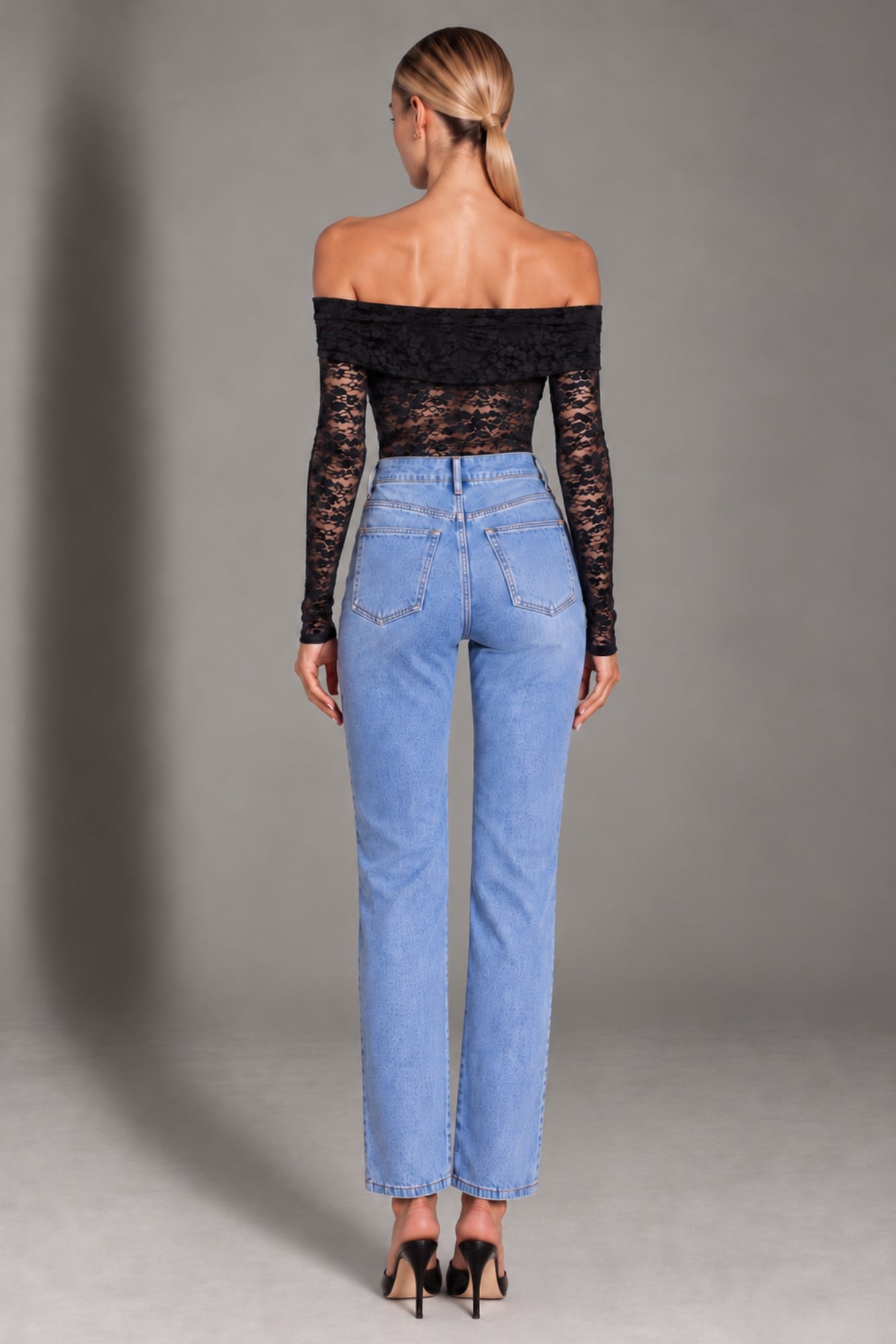 Alessia Black Lace Bodysuit ALESSIA-BLACK