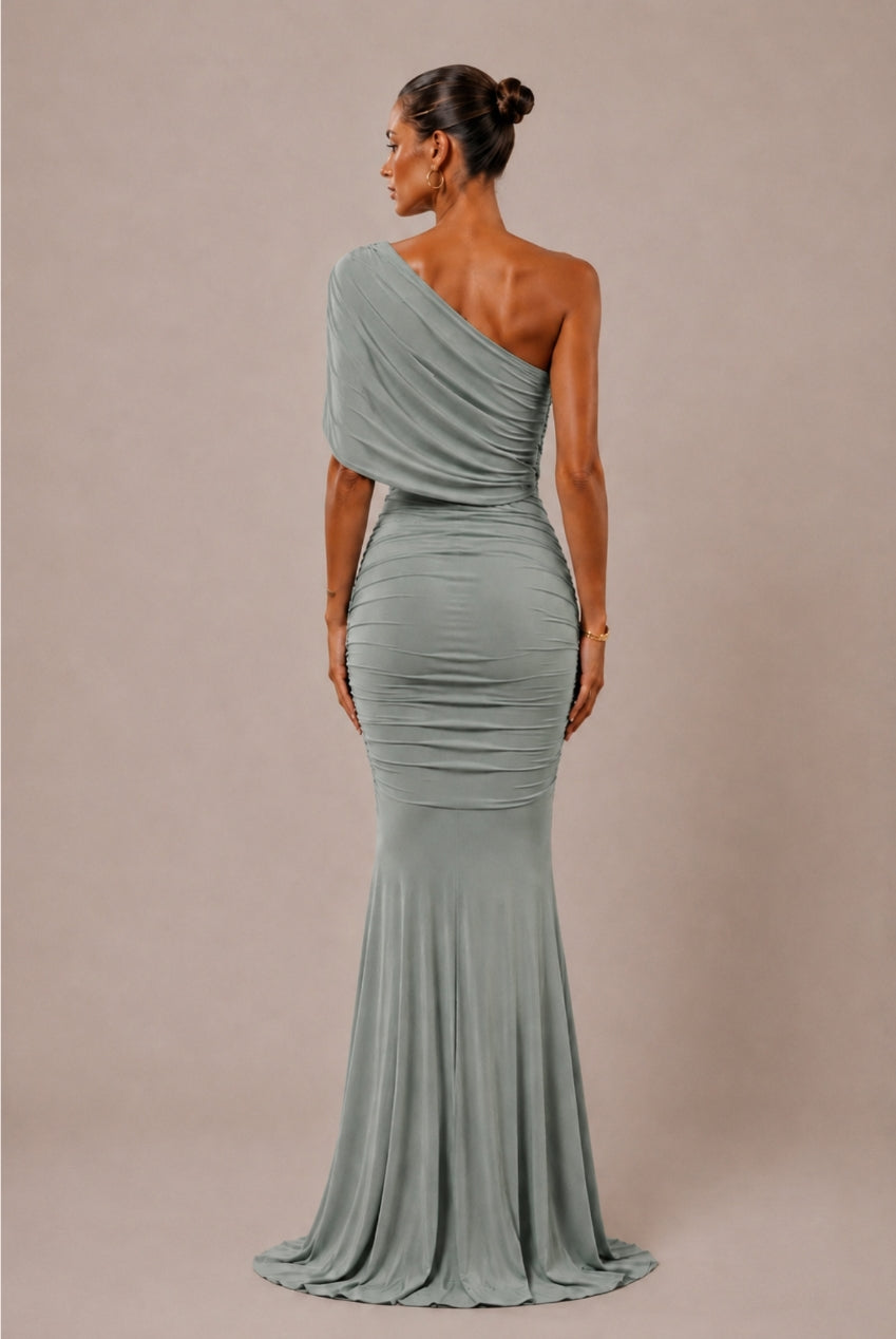 Alicia Sage Green Multiway Wear Maxi Dress ALICIA-SAGE-GREEN-MAXI