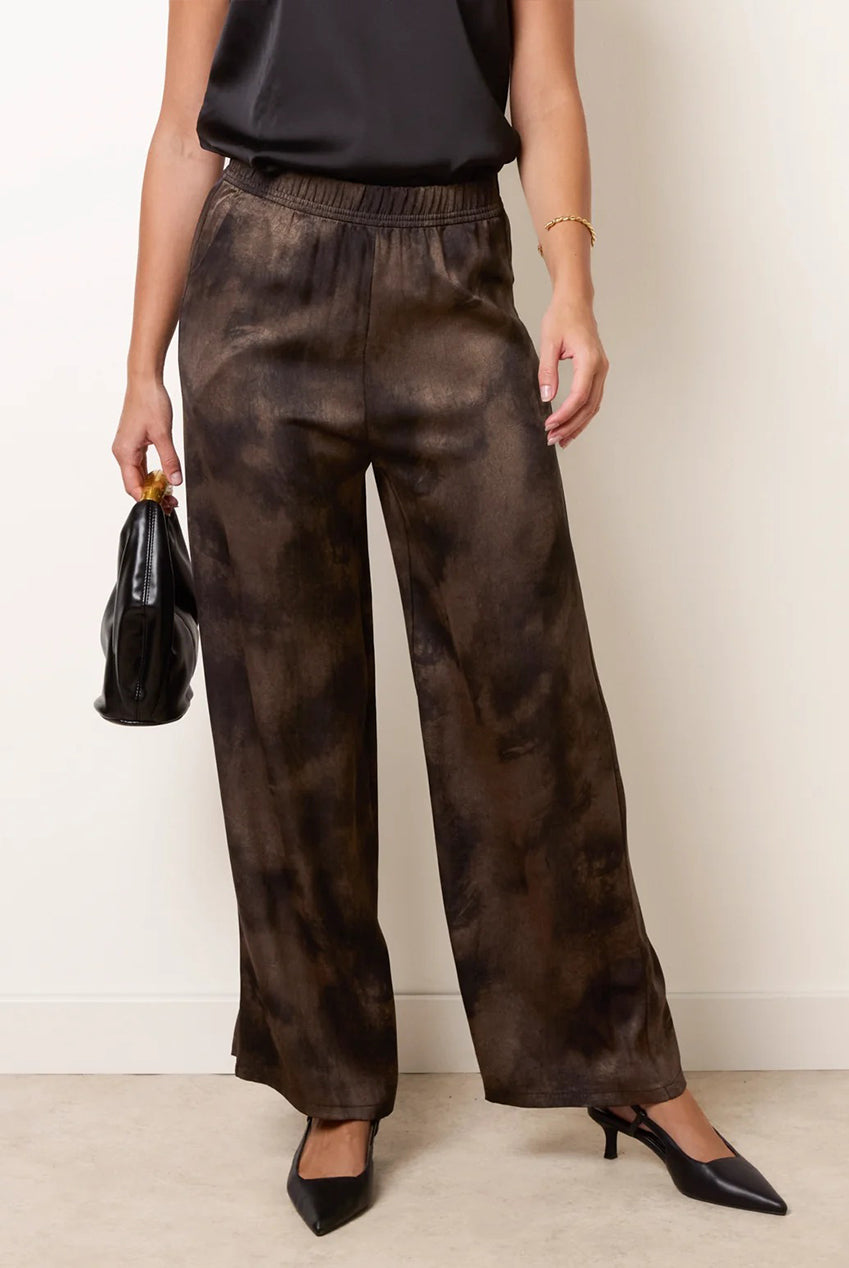 Elastic Waist Printed Trousers AW26073B500
