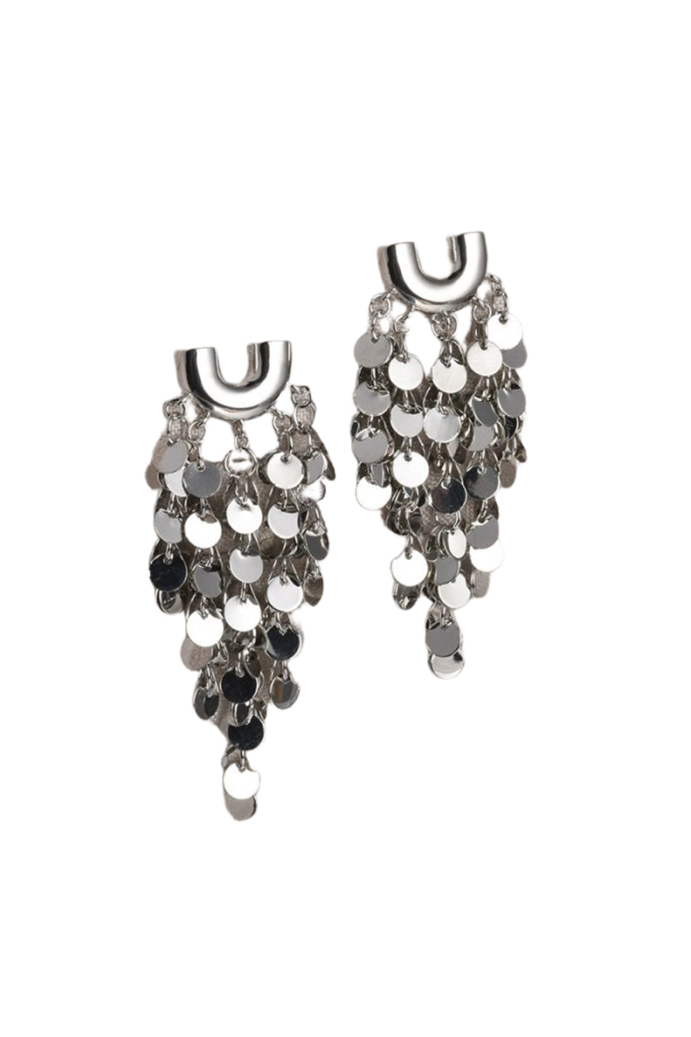 Silver Tassel Earrings ALPA503