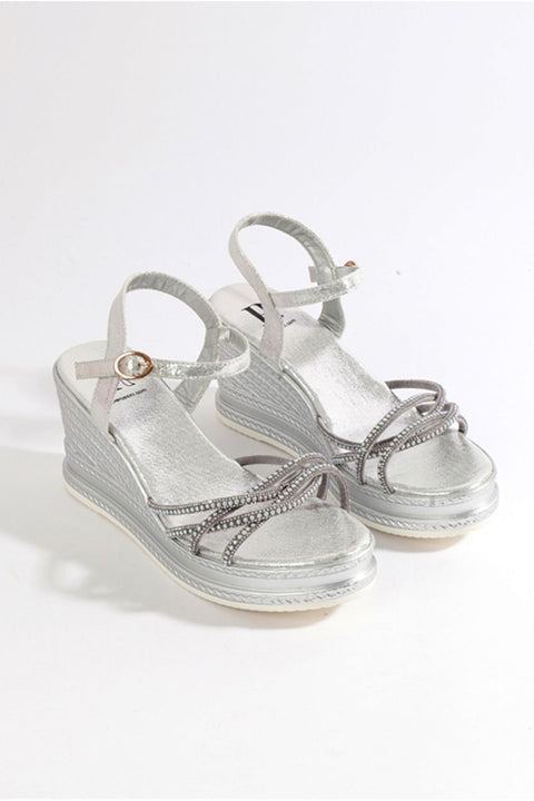 Alba Sandal - Silver by Pia Rossini