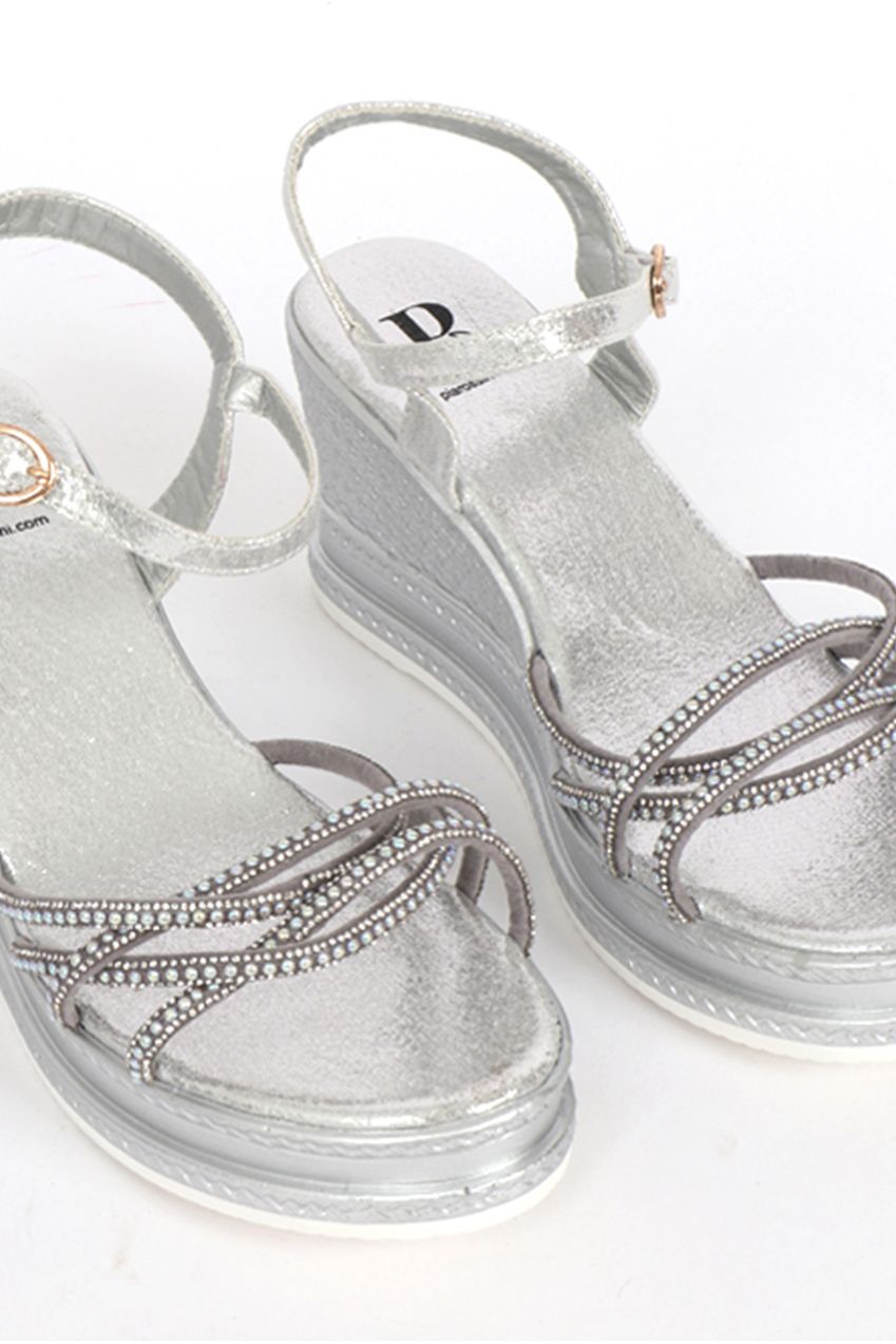 Alba Sandal - Silver ALB1105-MET002
