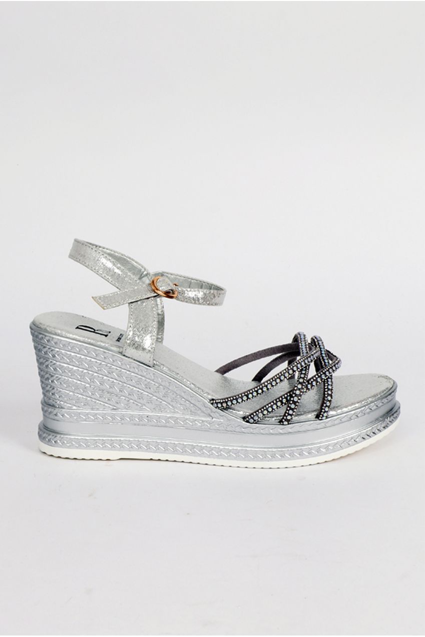 Alba Sandal - Silver ALB1105-MET002