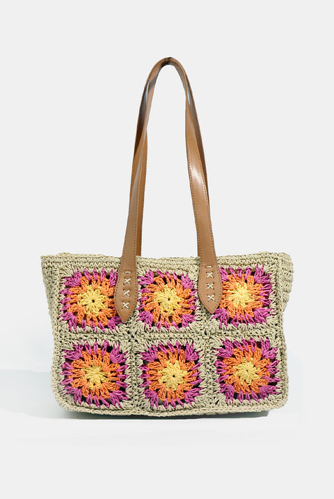 Aurora Bag - Sand/Pink by Pia Rossini