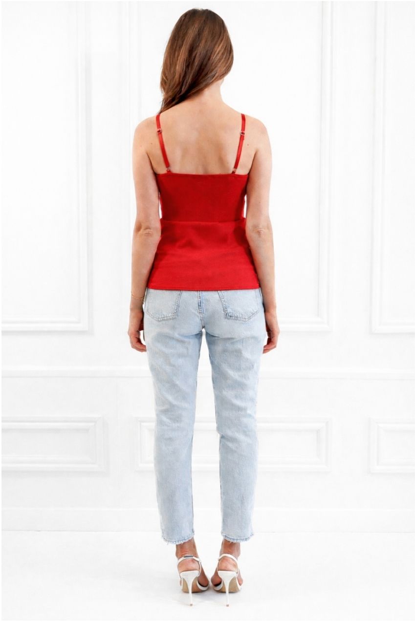 Bexley Red Bow Top HG-BEXLEY-RED-TOP