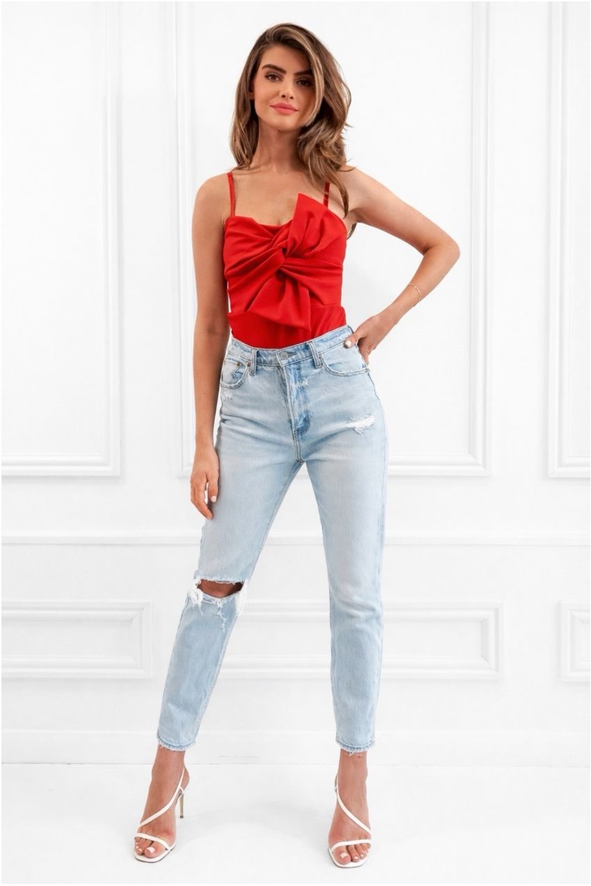 Bexley Red Bow Top HG-BEXLEY-RED-TOP