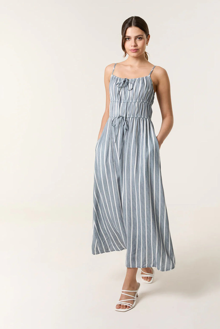 Tie Front Midi Dress BV257902018A
