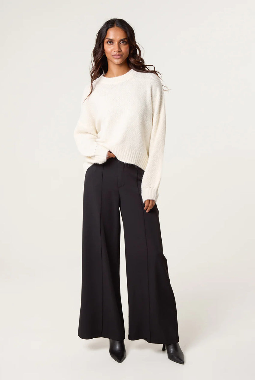 Round Neck Sequin Detailed Jumper BV258506014