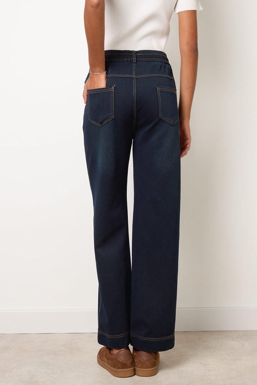 Elastic Waist Jeans BV261216322