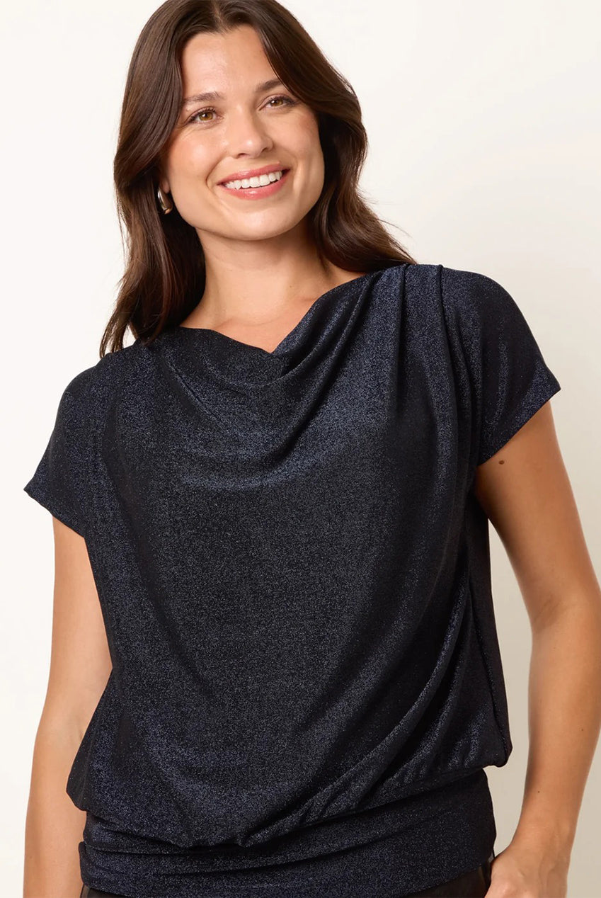 Cowl Neck Draped Top BV261401008