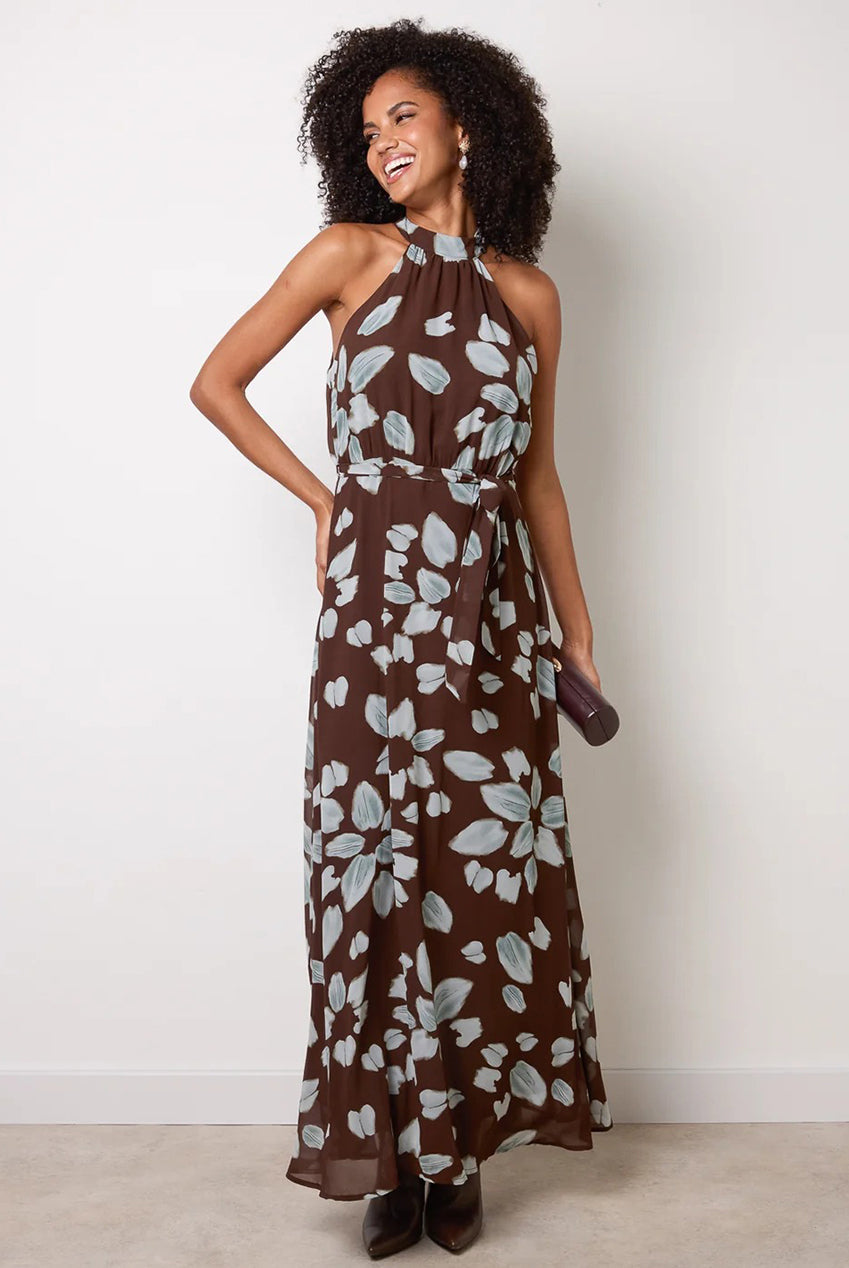 High Neck Maxi Dress BV261826030