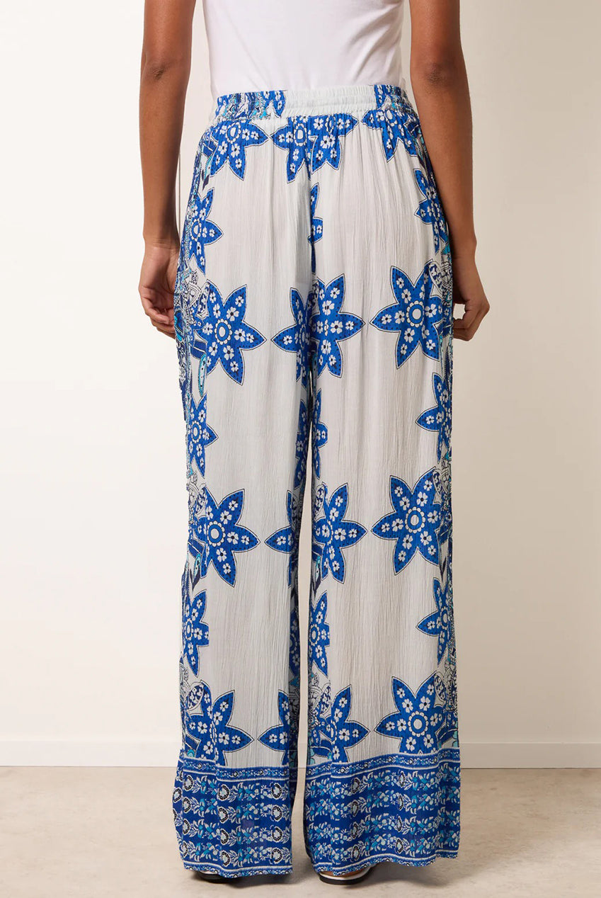 Paisley Floral Wide Leg Printed Trousers BV269230002