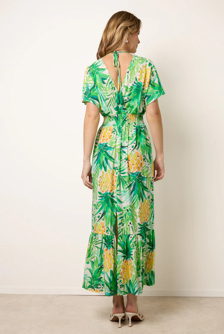 Pineapple Double V Midi Dress BV269971023