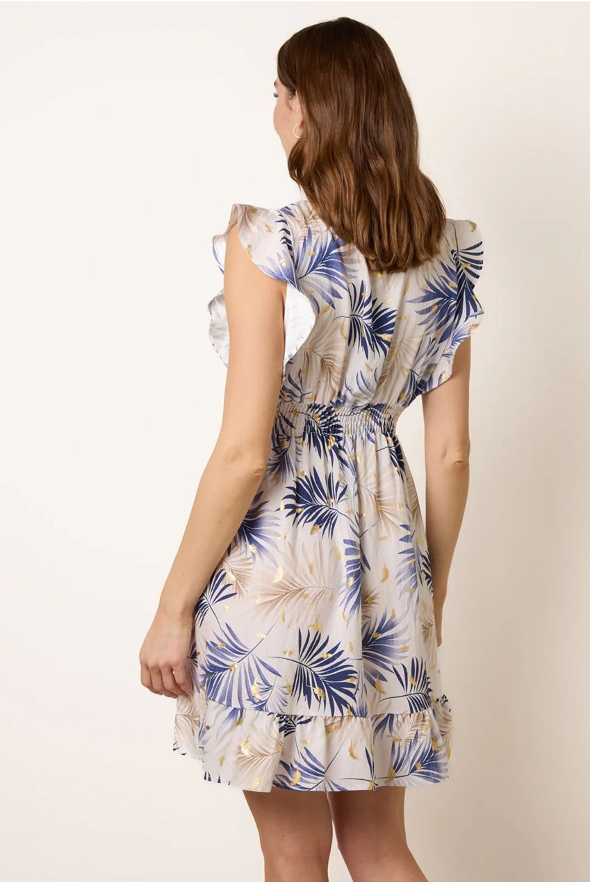 Tropical Dress With Leaf Print BV3900008