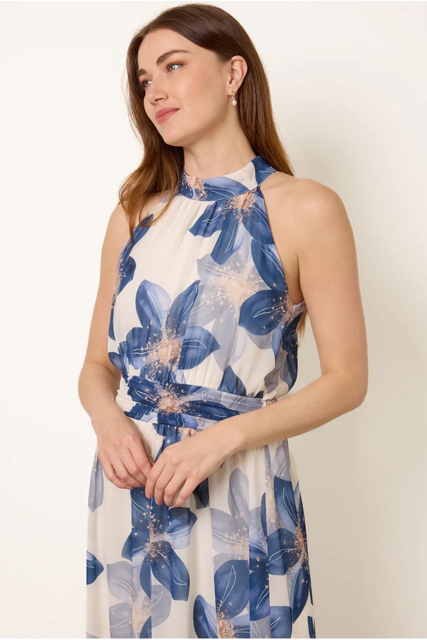 Floral Print Halter Neck Occasion Dress BV6256IT008