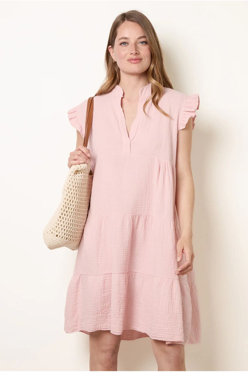 Cheesecloth Frill Sleeve Tunic BV6273IT020
