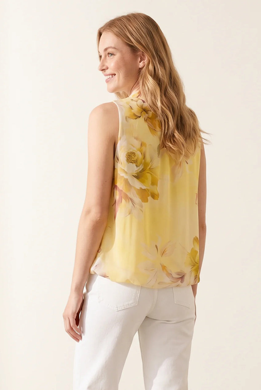 Sleeveless High Neck Puffball Blouse BV6277IT178