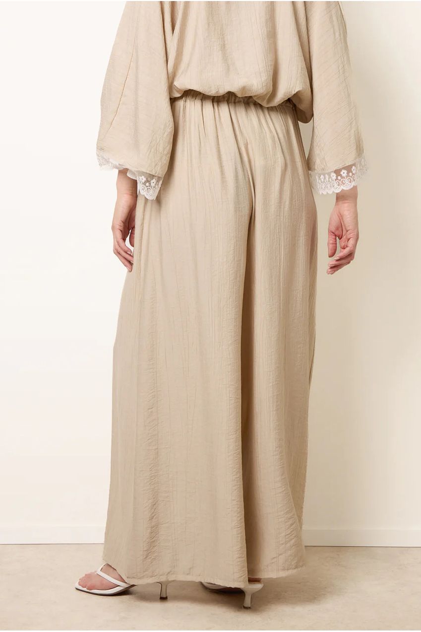 Crinkle Viscose Wide Leg Trousers BV6287IT039