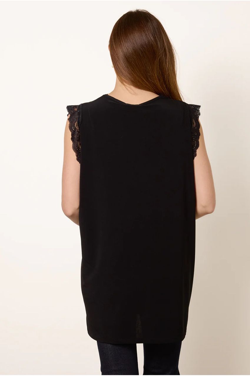 V Lace Trim Top BV6319IT003