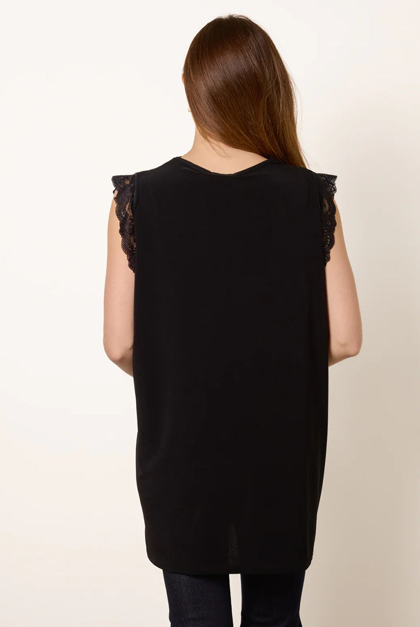 V Lace Trim Top BV6319IT003
