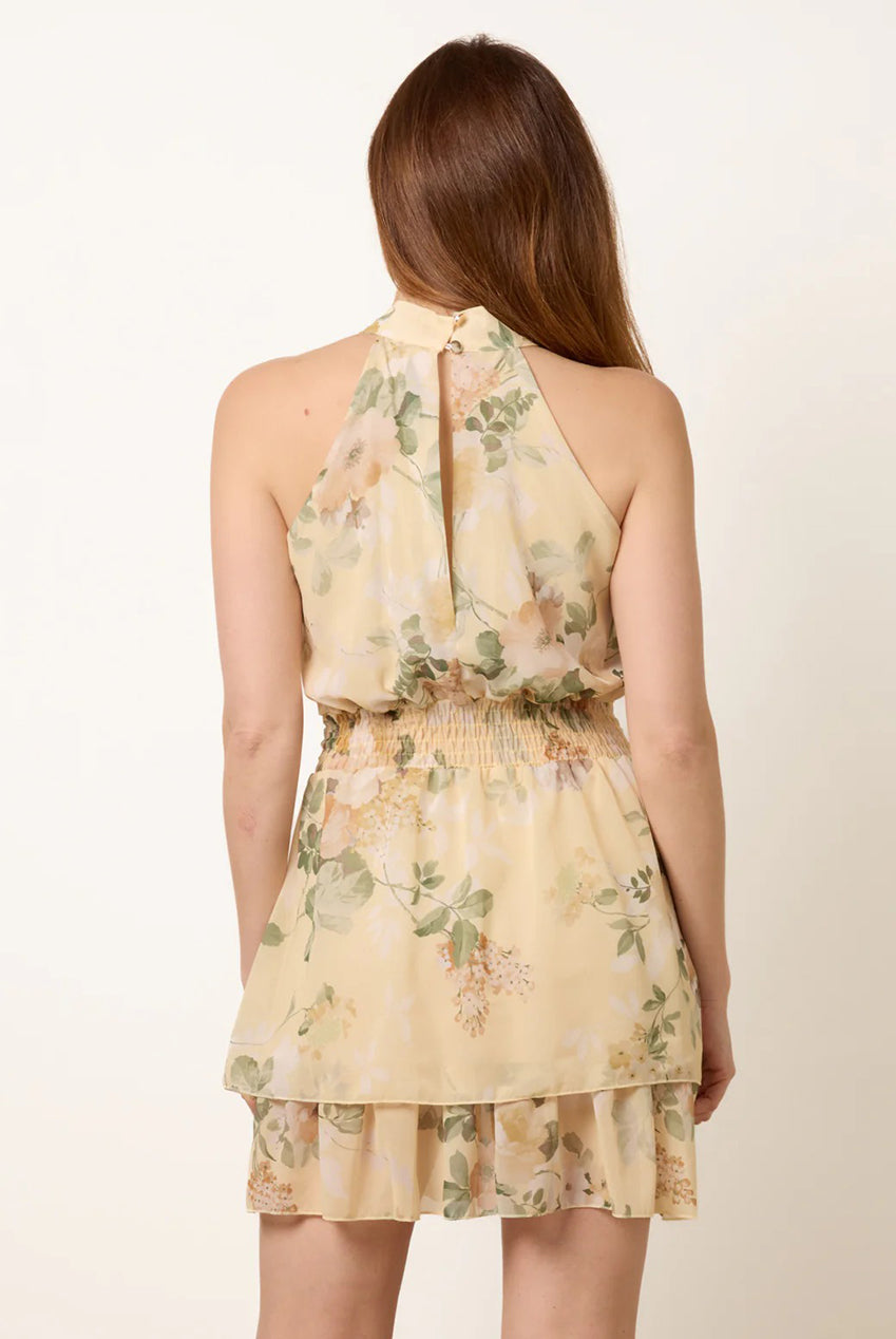 High Neck Tiered Mini Occasion Dress BV6324IT178