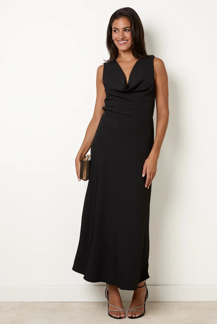Draped Cowl Neck Dress BV6369IT003