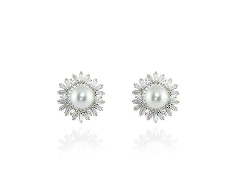 Betsy Silver Earrings by Cachet London