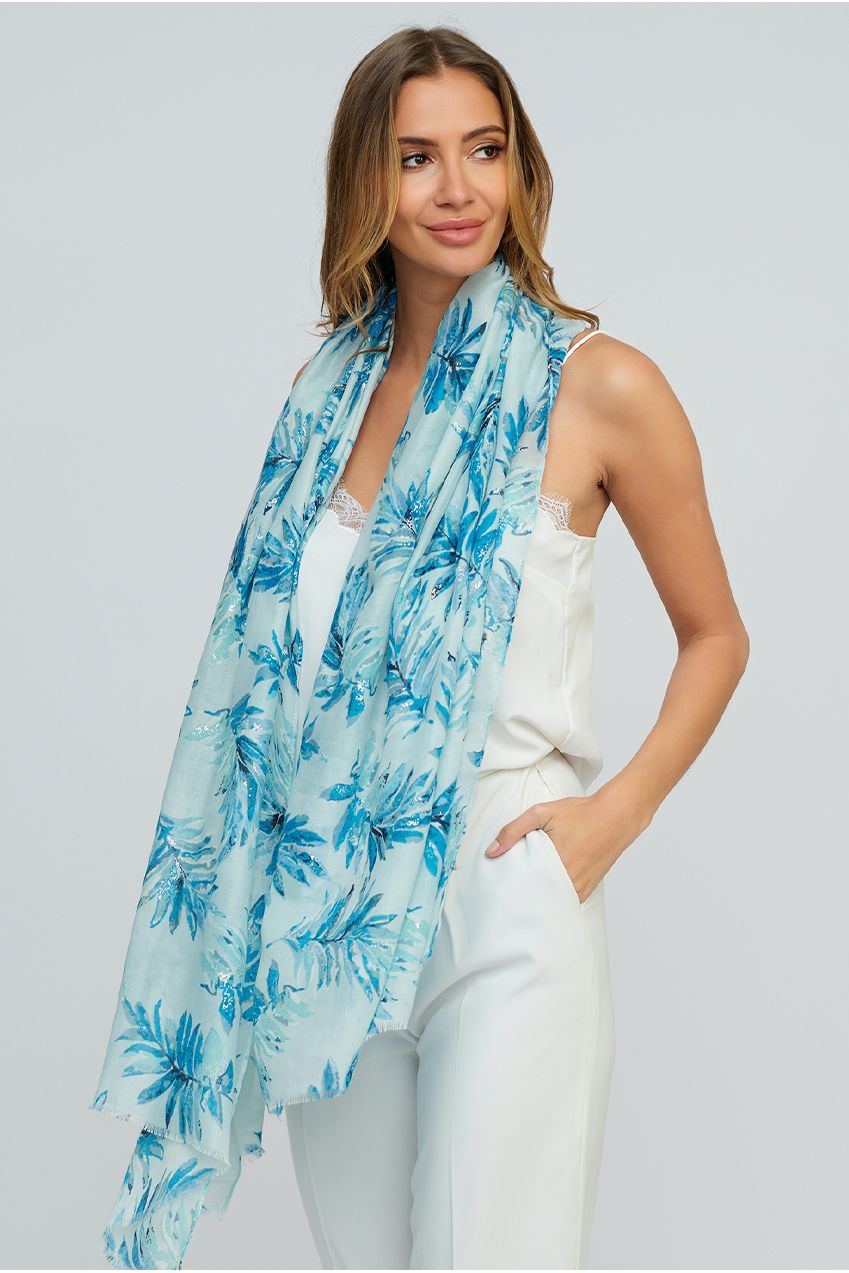 Blake Scarf - Blue BLA1153-BLU001-0