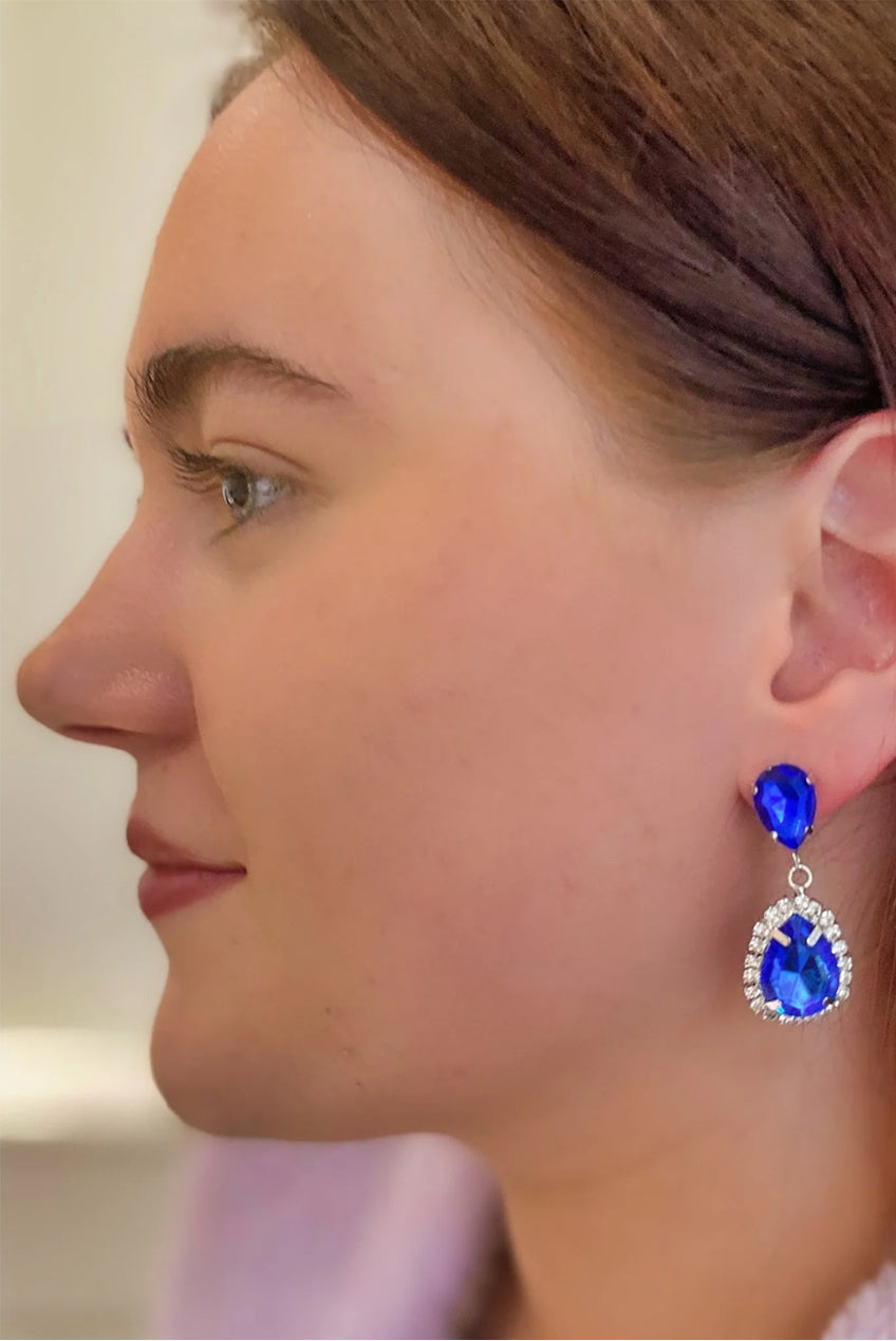 Blue Earrings Drop Earrings Earrings500