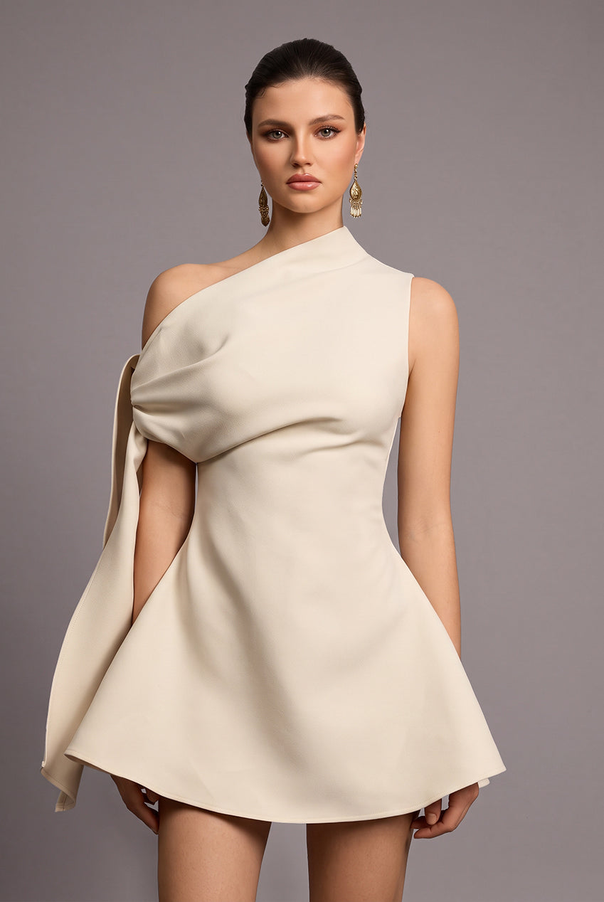 Retale One Shoulder Mini Dress C250300323
