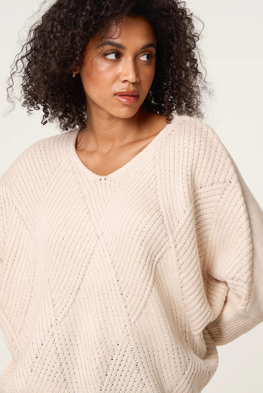 Slouchy V Neck Jumper CC2605BV001