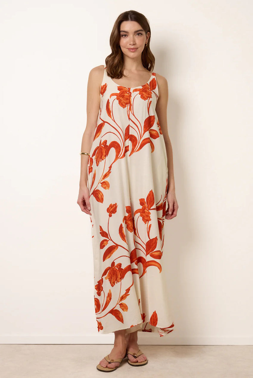 Floral Print Wide Leg Jumpsuit CC2680BV396