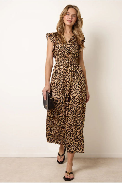 Leopard Print Dress by Blue Vanilla