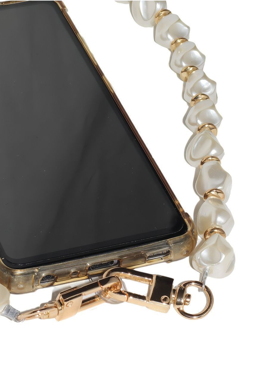 Pearl Barok Phone Strap - White CHP-002