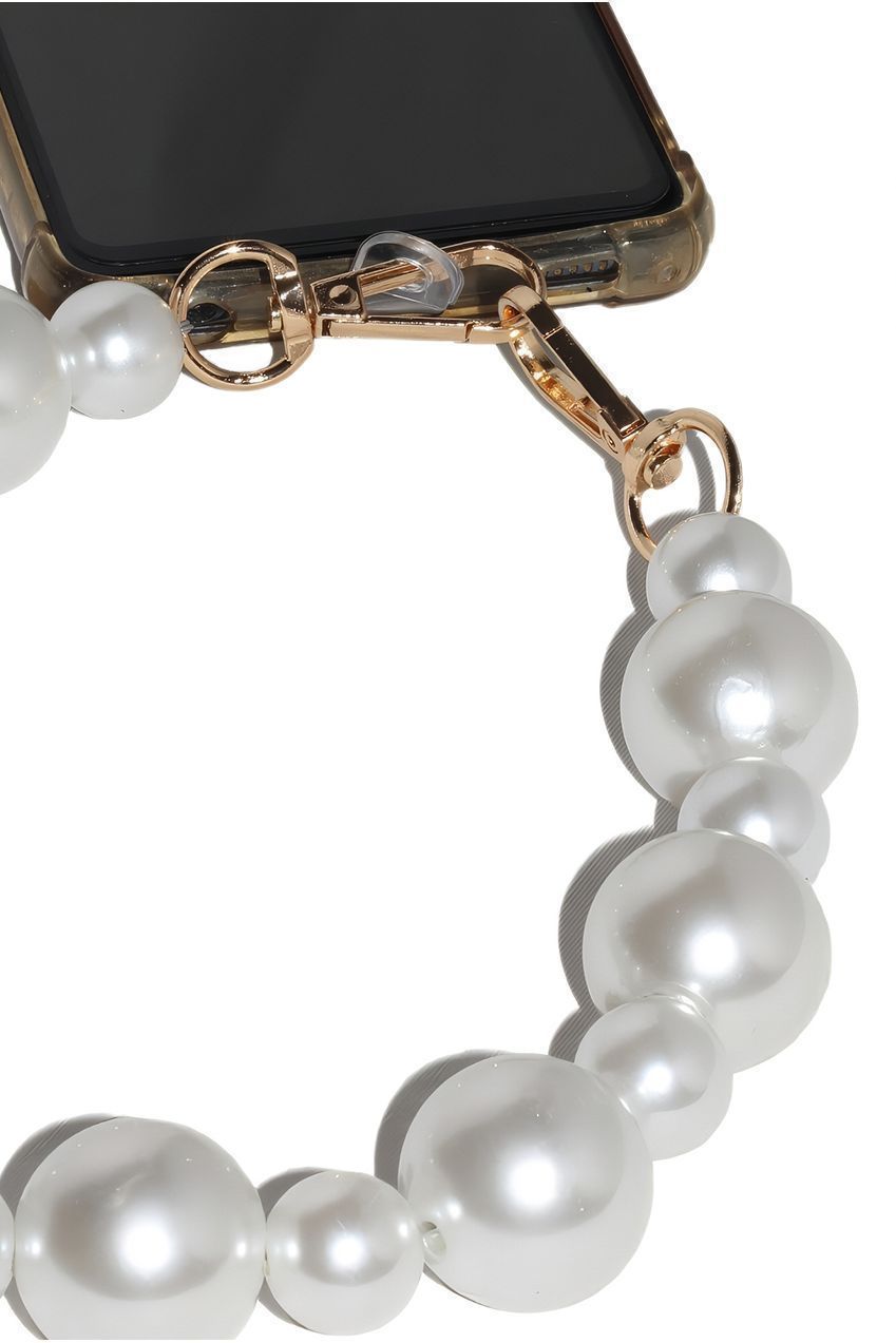 Pearl Phone Strap - White CHP-003