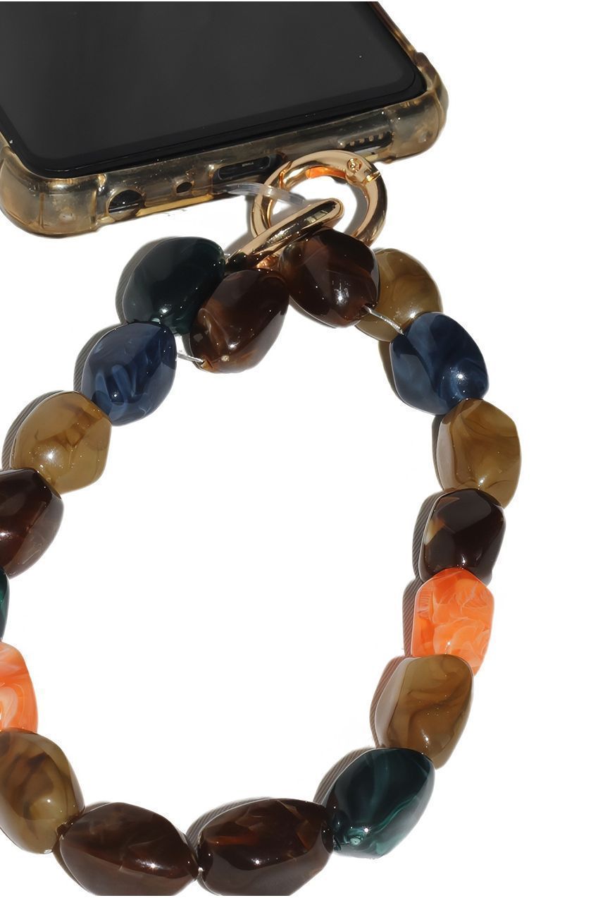 Acrylic Gemstone Phone Strap - Multicolour CHP-007