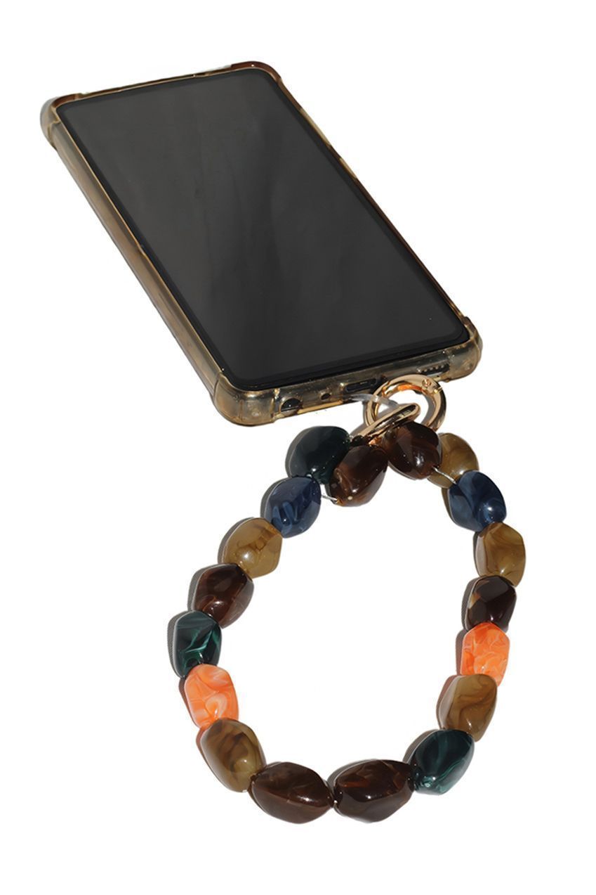 Acrylic Gemstone Phone Strap - Multicolour CHP-007
