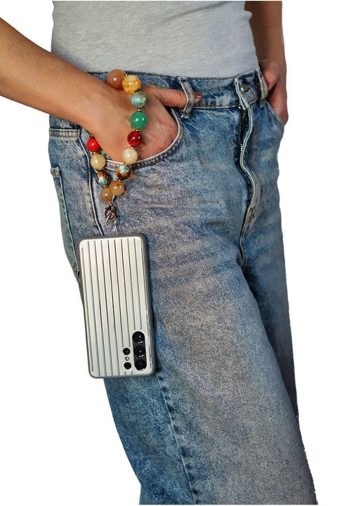 Acrylic Ball Phone Strap - Multiclour by Goddiva Accessories