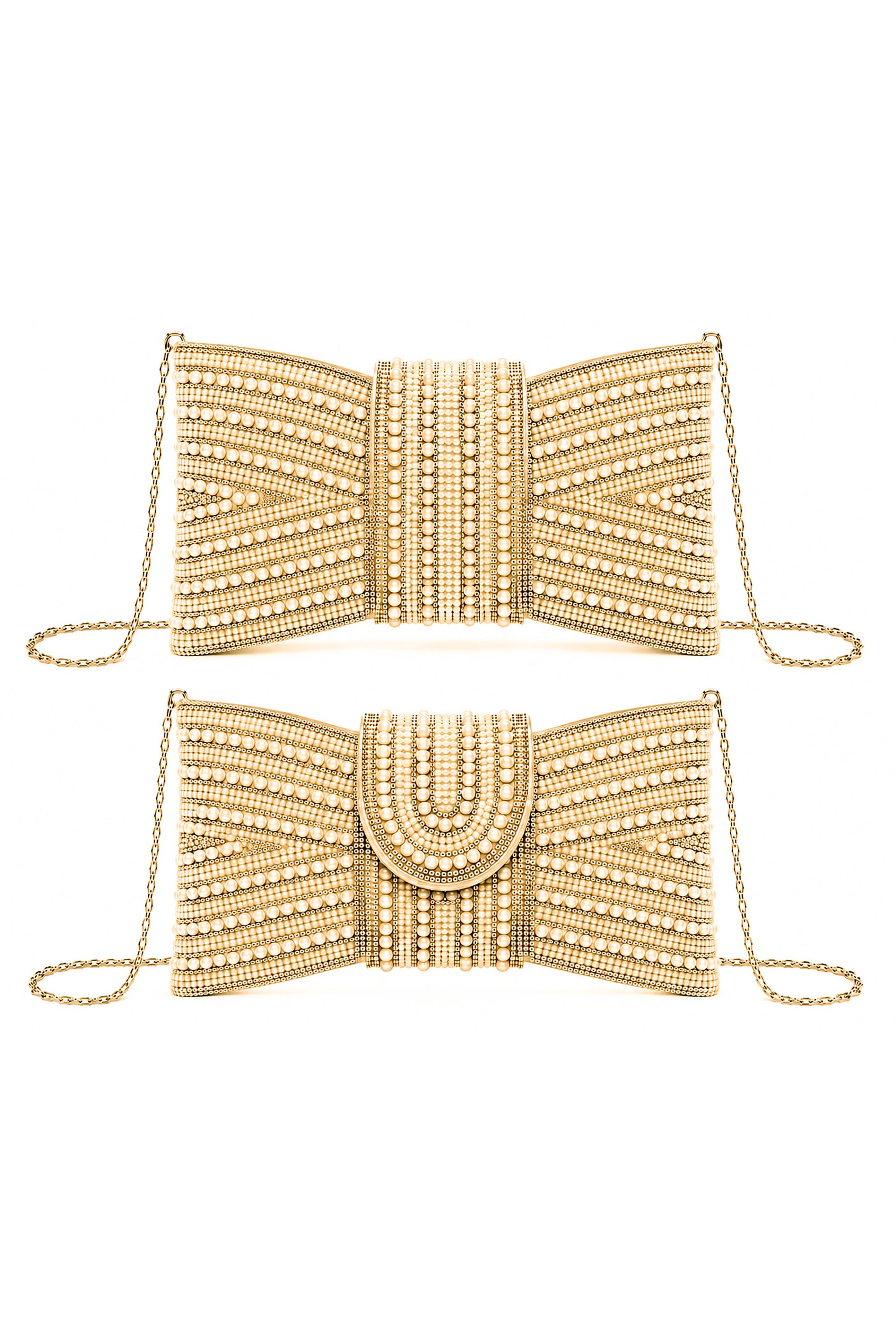 Pearl Bow Clutch Bag AC0000712