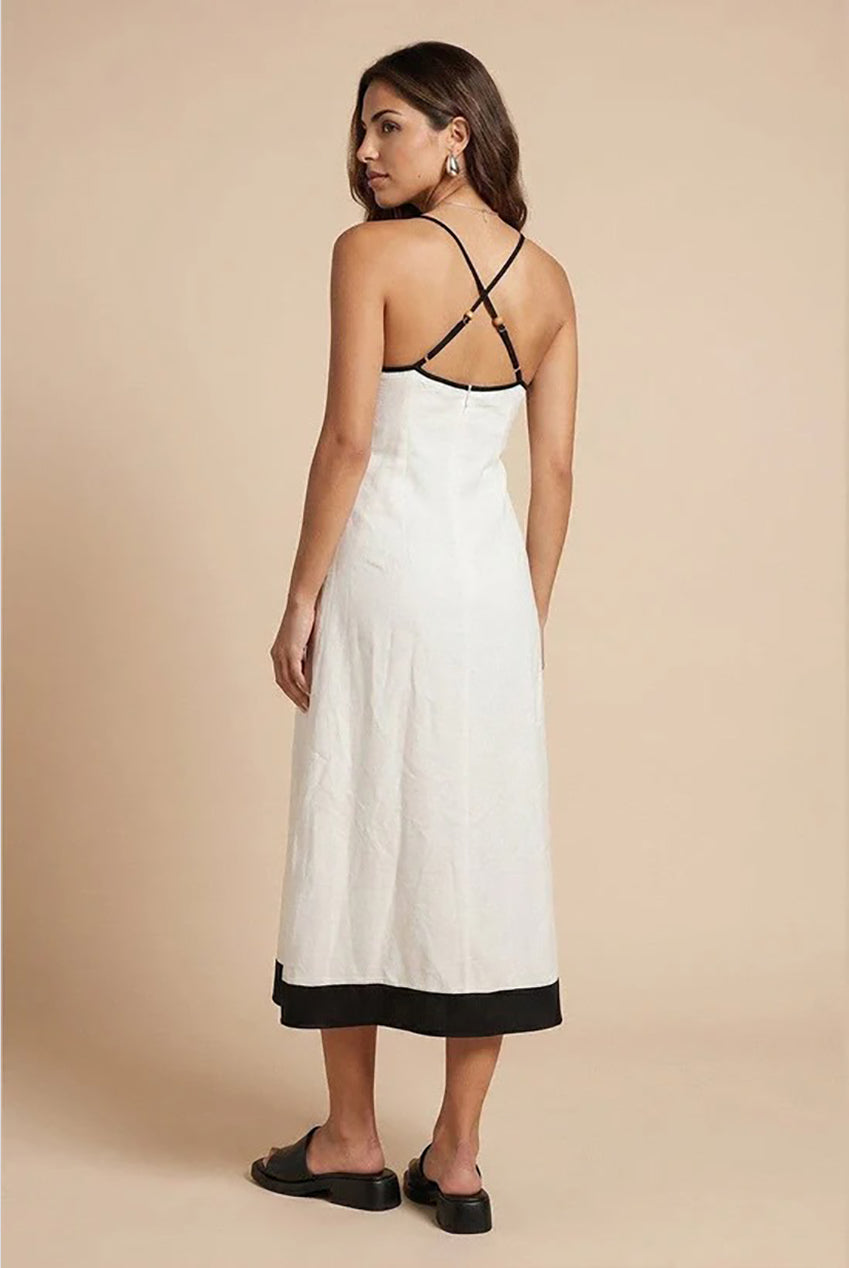 Contrast Maxi Dress 40DRS38690-c11