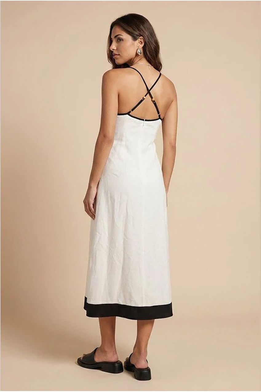 Contrast Maxi Dress 40DRS38690-c11