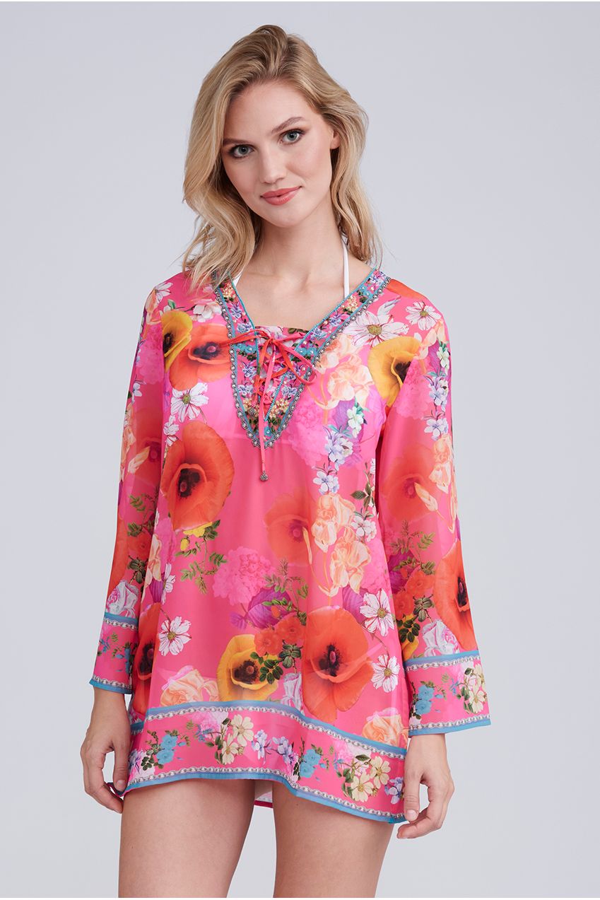Copacabana Cover Up - Pink COP003-PIN001