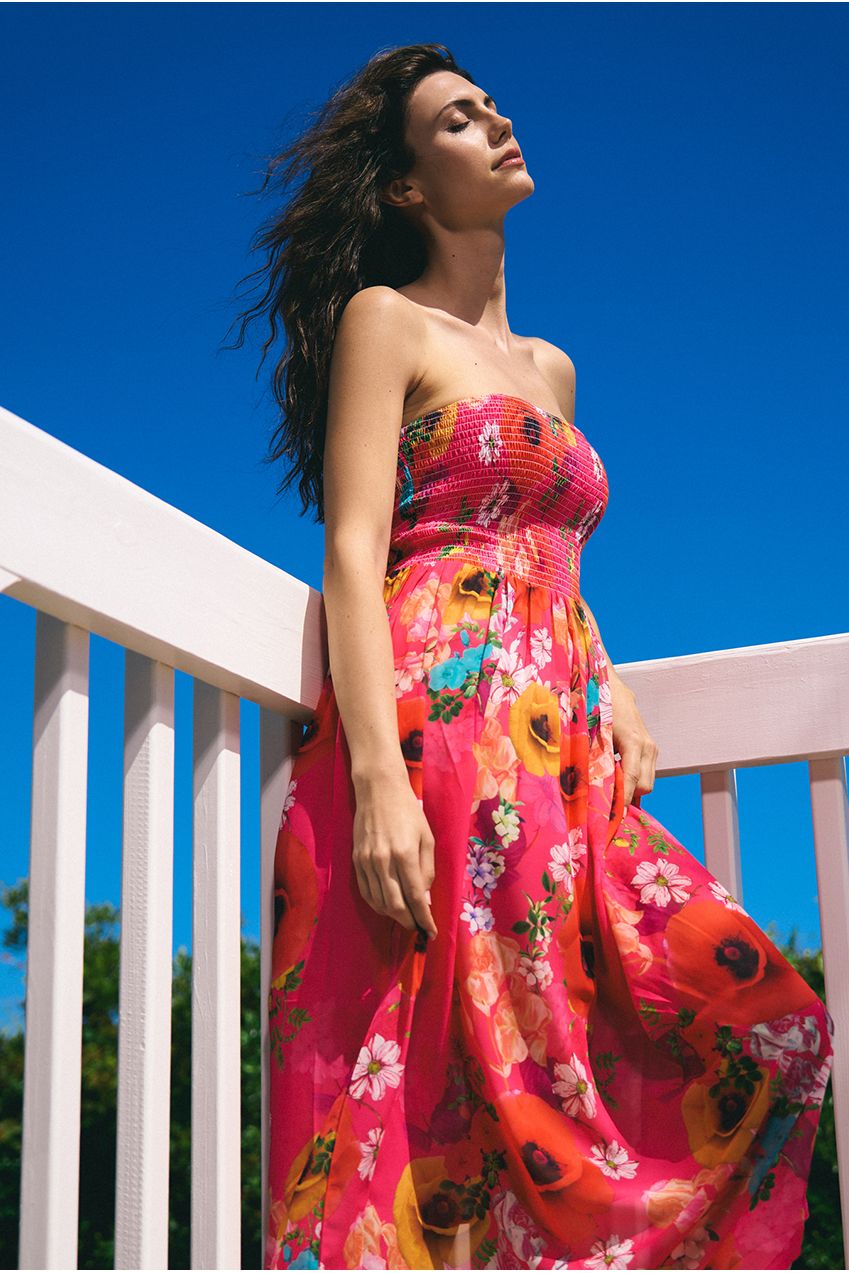 Copacabana Maxi Dress - Pink COP002-PIN001