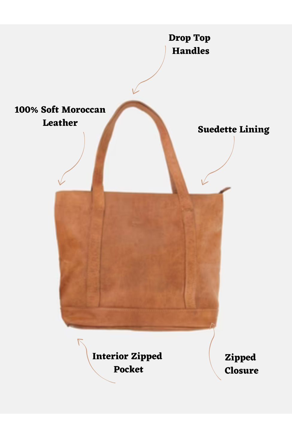 The Nador Tote Bag In Tan 4401