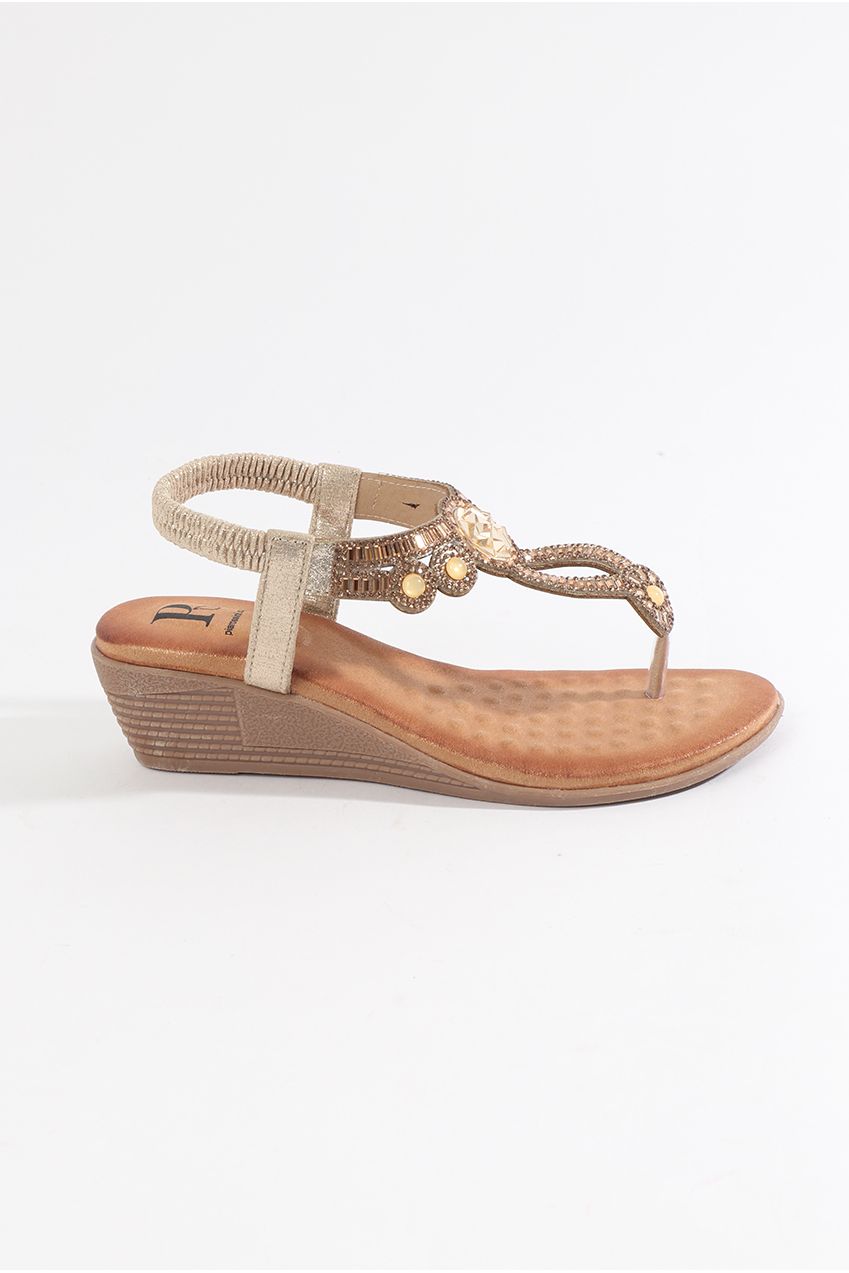 Cosmo Sandal - Gold COS010-MET001