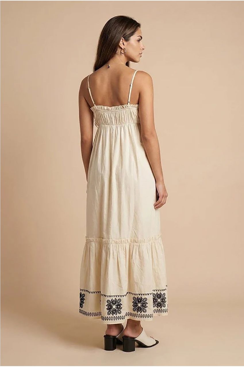 Embroidery Hem Dress 40DRS38737-c13