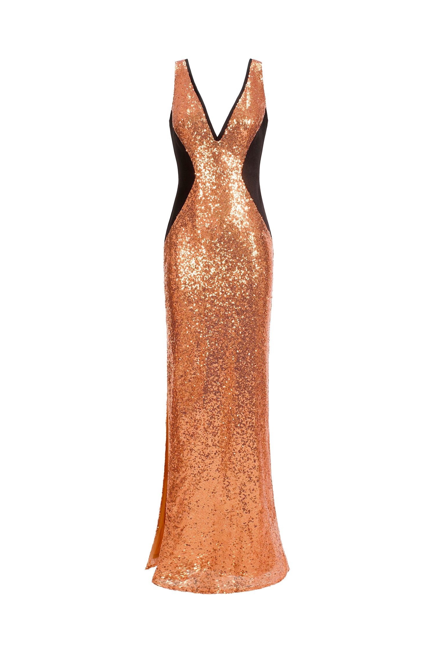 Winifred V Neck Sequins Maxi Dress D240300416
