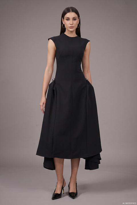 Paca Choker Sleeveless Maxi Dress by Bella Barnett