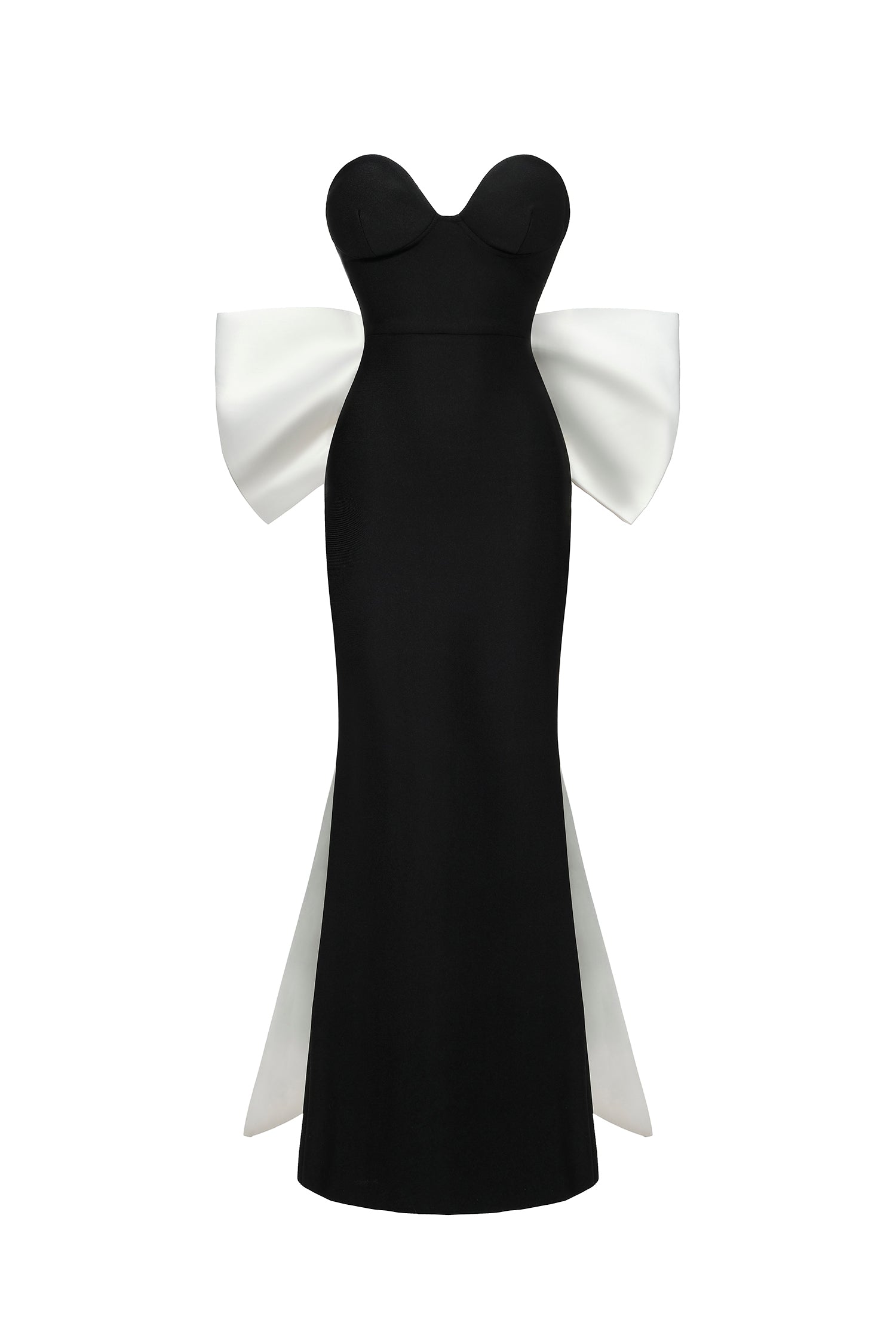 Mercy Sleeveless Bow Bandage Maxi Dress D250201483