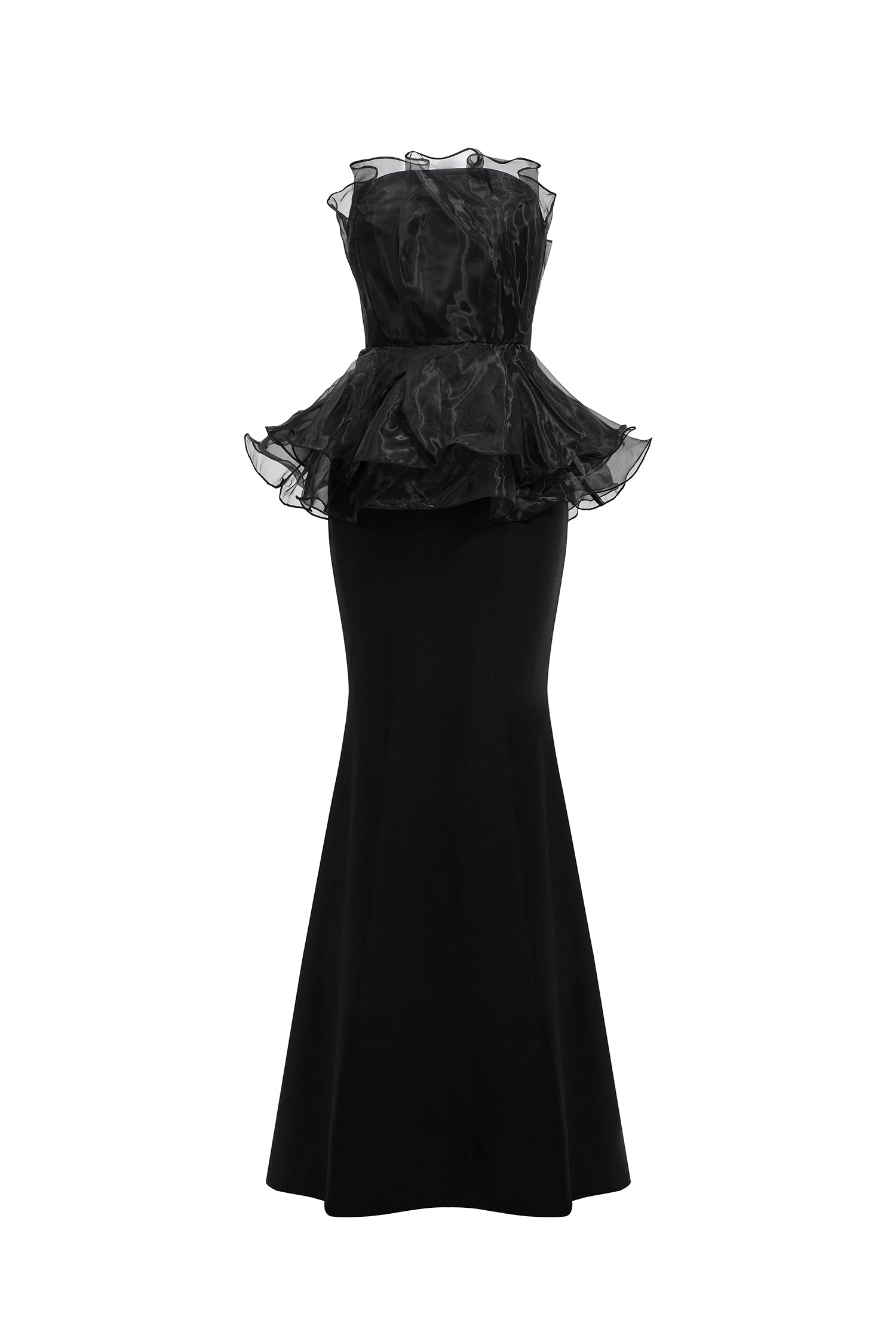 Oria Sleeveless Fishtail Bandage Maxi Dress D250201579